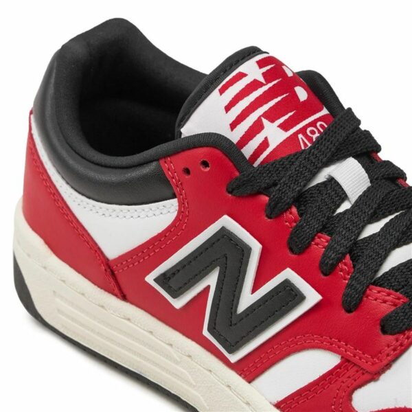 Scarpe Sportive per Bambini New Balance 480 Bianco Rosso