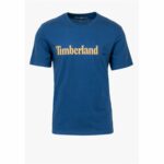 Maglia a Maniche Corte Uomo Timberland Kennebec River Azzurro Indaco