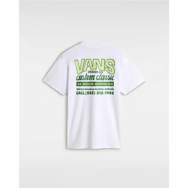 Maglia a Maniche Corte Uomo Vans Shop Front SS Bianco