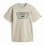 Maglia a Maniche Corte Uomo Vans Full Patch London Fog Beige