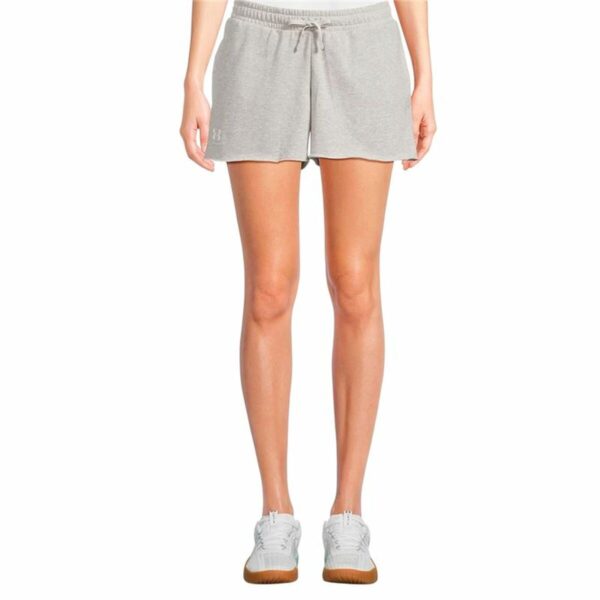 Pantaloncini da Donna Under Armour Rival Terry Short Grigio