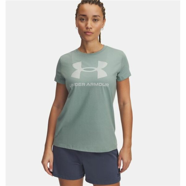 Maglia a Maniche Corte Donna Under Armour Azzurro