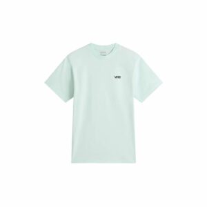 Maglia a Maniche Corte Donna Vans Left Chest Logo Em Hint Of Mint Acquamarina