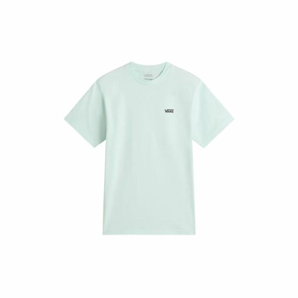 Maglia a Maniche Corte Donna Vans Left Chest Logo Em Hint Of Mint Acquamarina
