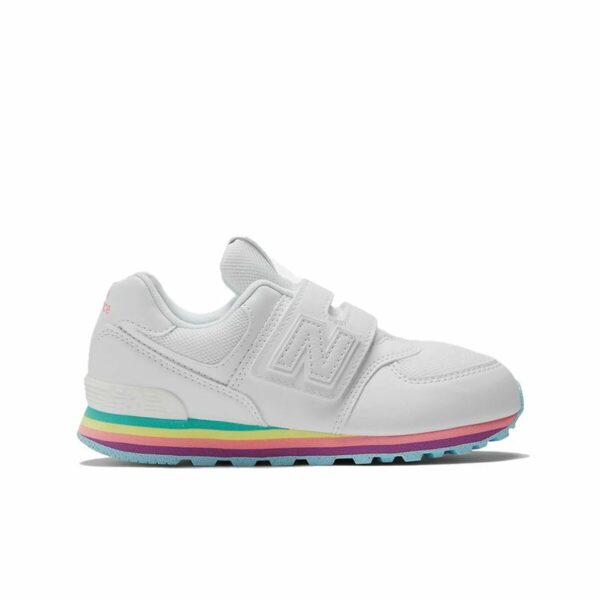 Scarpe Sportive per Bambini New Balance 574 Core Hook Loop Bianco