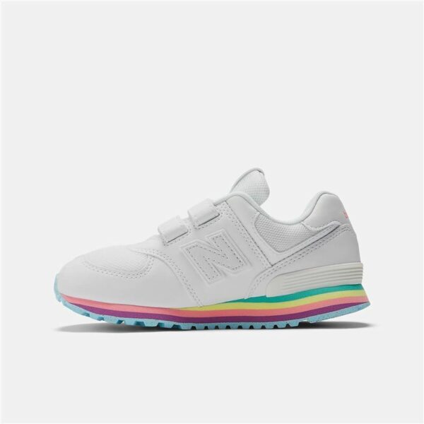 Scarpe Sportive per Bambini New Balance 574 Core Hook Loop Bianco