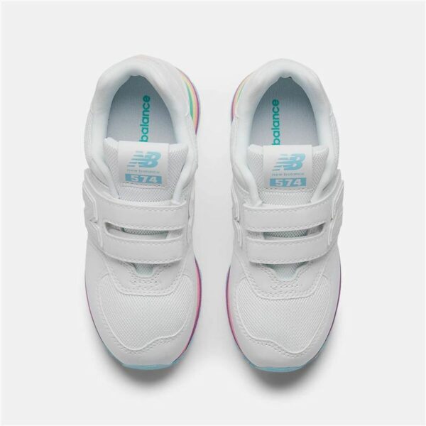 Scarpe Sportive per Bambini New Balance 574 Core Hook Loop Bianco