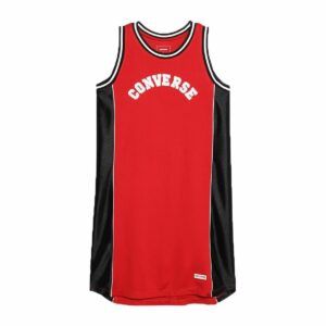 Vestito Converse Basketball Jurk Bambina Rosso