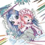 Blocco con Disegni da Colorare Hape