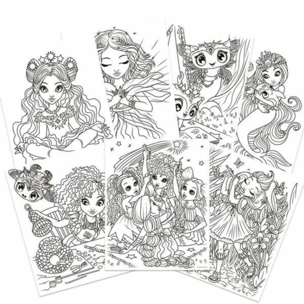 Blocco con Disegni da Colorare Hape