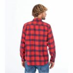 Camicia Hurley Portland Organic Rosso Cremisi