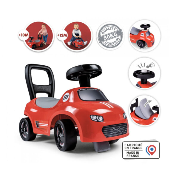 Cavalcabili Smoby Nero Rosso 2 in 1
