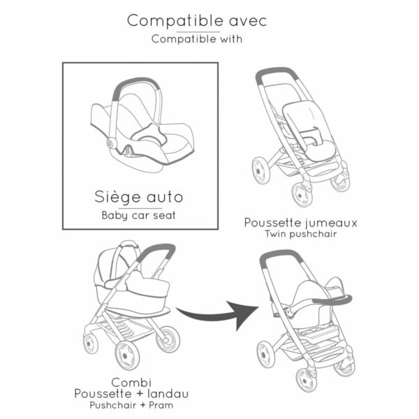Kit per Cleaning & Storage Smoby Rosa