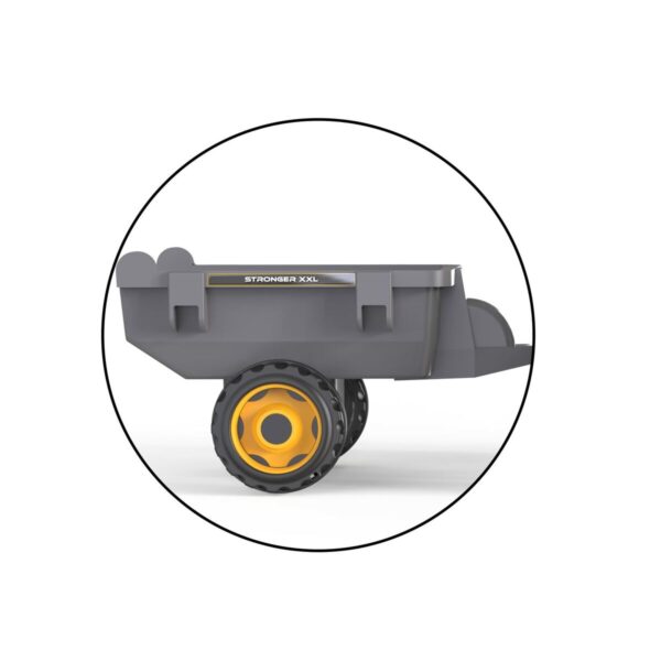 Trattore a Pedali Smoby Stronger XXL Grigio 161 x 56 cm Trailer