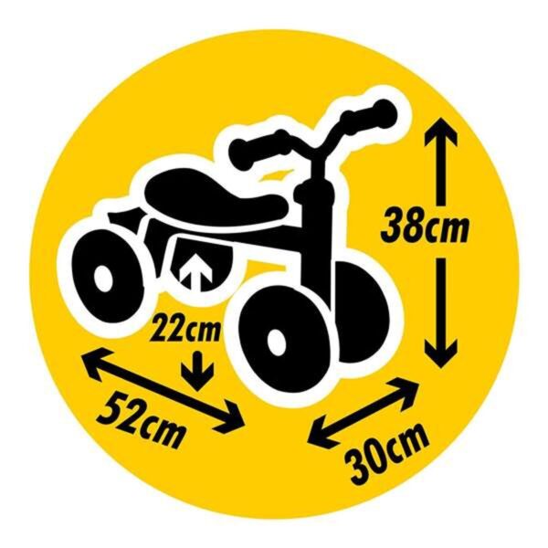 Girello Smoby Mickey Bearer Rookie Rosso