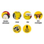 Girello Smoby Mickey Bearer Rookie Rosso