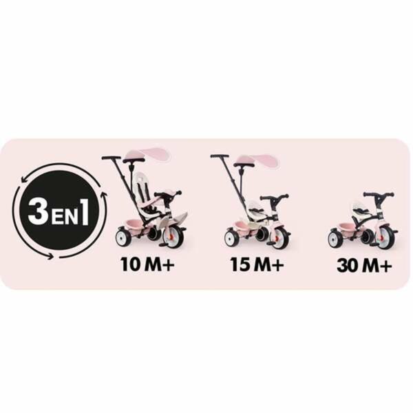 Triciclo Smoby Metallizzato