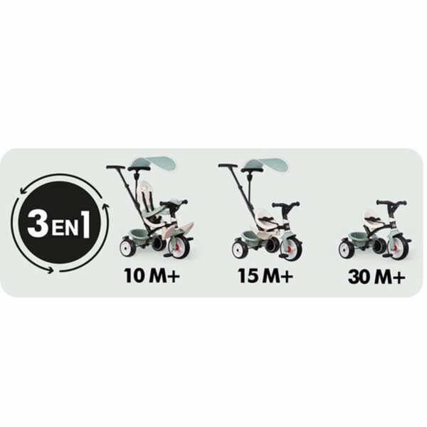 Triciclo Smoby Metallizzato