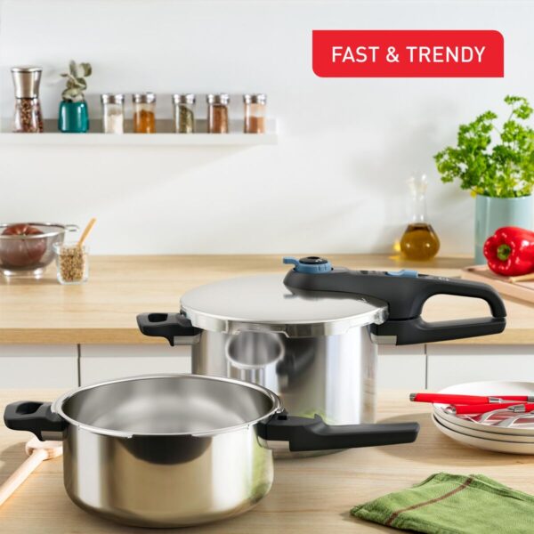 Pentola Express Tefal TRENDY+    4+6L Acciaio inossidabile 6 L