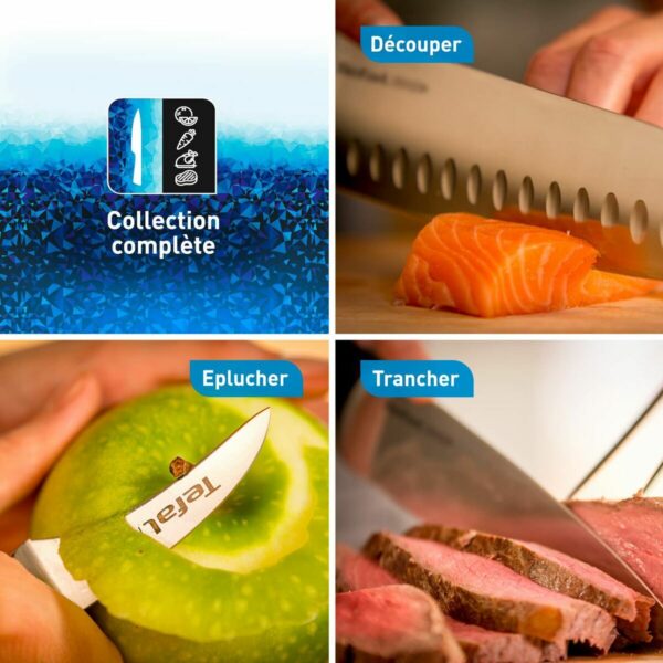 Coltello da Cucina Tefal K23207 Nero 7" Acciaio inossidabile 20 cm