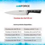 Coltello da Cucina Tefal K23207 Nero 7" Acciaio inossidabile 20 cm