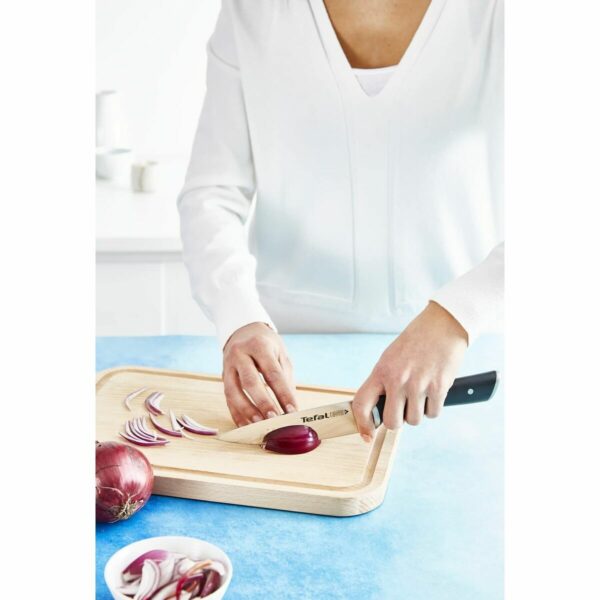 Coltello da Cucina Tefal K23203 Nero 7" Acciaio inossidabile Plastica 15 cm