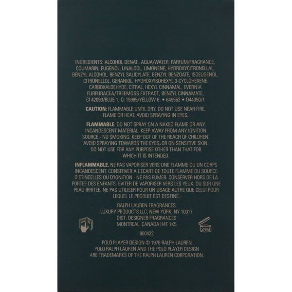 Profumo Uomo Ralph Lauren Polo Green EDT