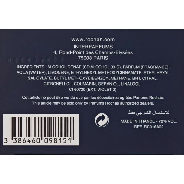 Profumo Uomo Rochas L'Homme EDT 60 ml