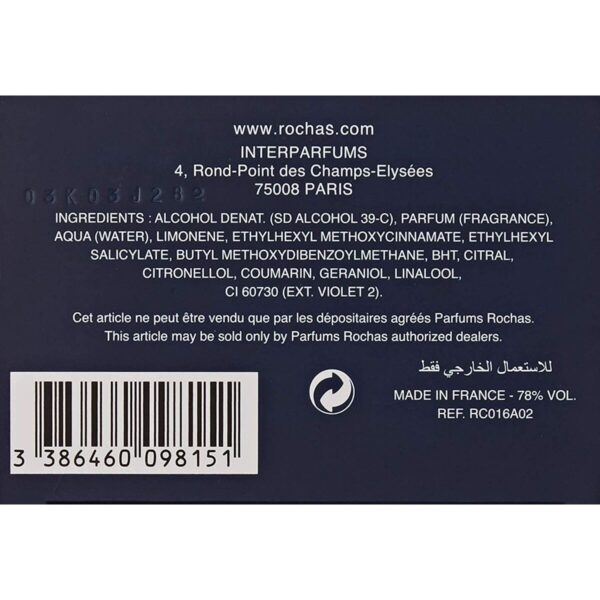 Profumo Uomo Rochas L'Homme EDT 60 ml