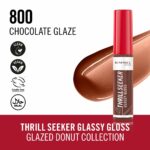 Lucidalabbra Rimmel London THRILL SEEKER Nº 800-Chocolate Glaze 10 ml