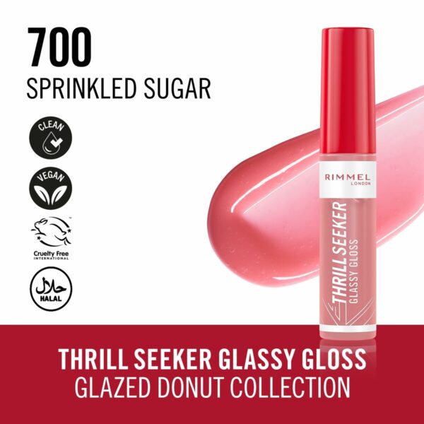 Lucidalabbra Rimmel London THRILL SEEKER Nº 700-Sprinkled Sugar 6 ml