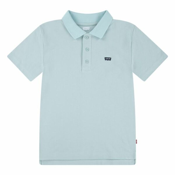 Polo a Maniche Corte Bambino Levi's Lvb Back Neck Tape Azzurro