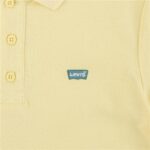 Polo a Maniche Corte Bambino Levi's Lvb Back Neck Tape Giallo