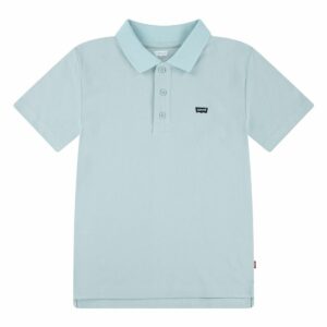Polo a Maniche Corte Bambino Levi's Lvb Back Neck Tape Azzurro