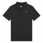 Polo a Maniche Corte Bambino Levi's Lvb Back Neck Tape Nero