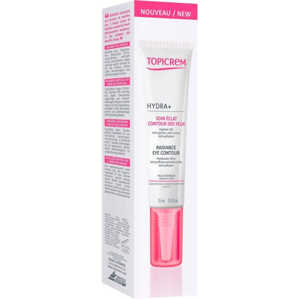 Crema per il Contorno Occhi Topicrem Radiance Hydra+ 15 ml