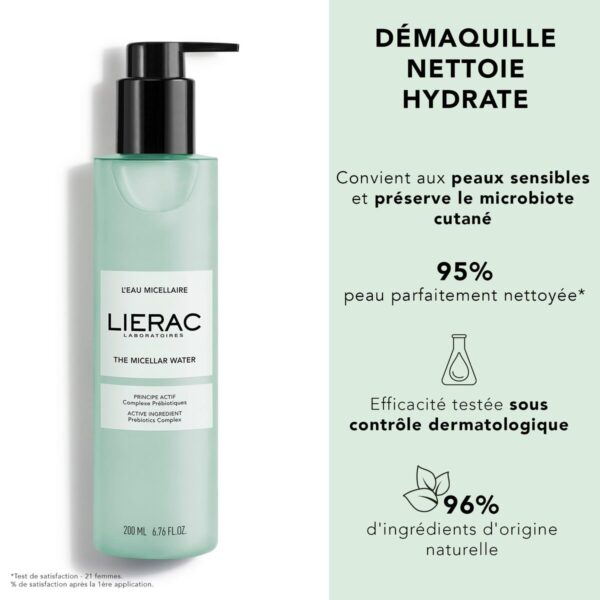 Struccante Viso Lierac L'Eau Micellaire 50 ml