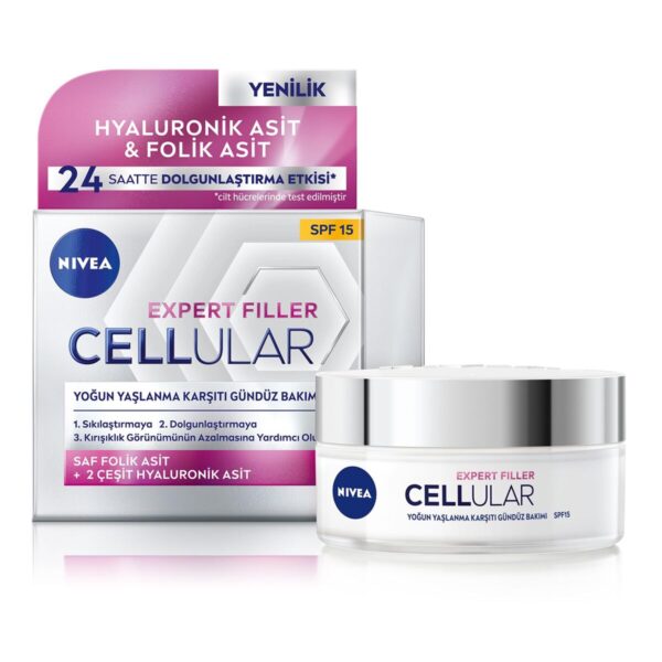 Crema Giorno Idratante Nivea Hyaluron And Cell Filler 50 ml Spf 15