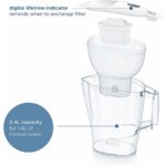 Brocca filtrante Brita ALUNA BLANCA Bianco Trasparente Plastica 2,4 L