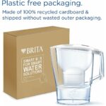 Brocca filtrante Brita ALUNA BLANCA Bianco Trasparente Plastica 2,4 L