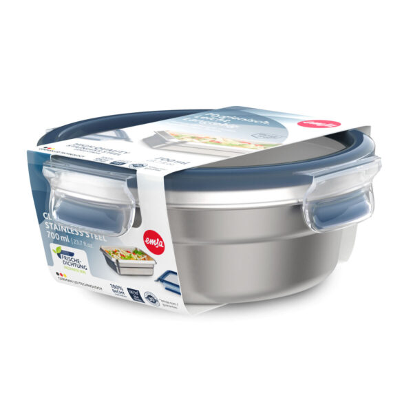 Porta pranzo Tefal N11502 Argentato Acciaio inossidabile Rettangolare 0,72 l