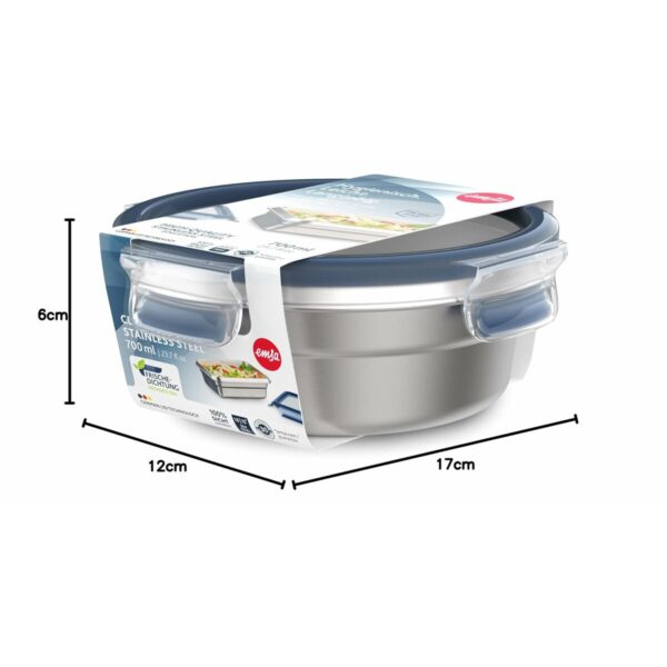 Porta pranzo Tefal N11503 Azzurro Acciaio inossidabile Rettangolare 500 ml