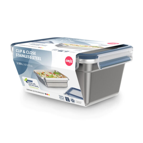 Porta pranzo Tefal N11506 Argentato Acciaio inossidabile Rettangolare 2 L