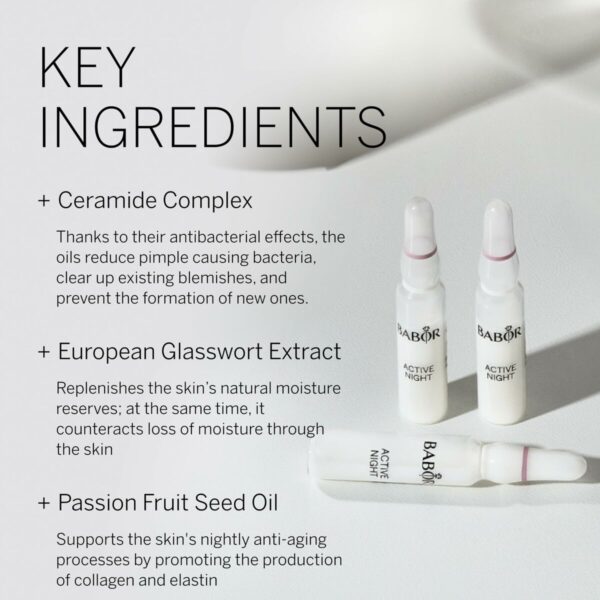 Siero Antirughe Babor Active Night Fiale