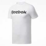 Maglia a Maniche Corte Uomo Reebok Graphic Series Linear Logo Bianco 2XL
