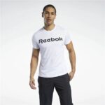 Maglia a Maniche Corte Uomo Reebok Graphic Series Linear Logo Bianco 2XL