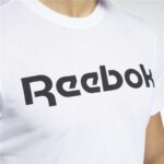 Maglia a Maniche Corte Uomo Reebok Graphic Series Linear Logo Bianco 2XL