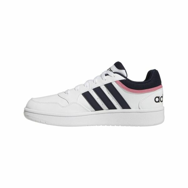 Scarpe Casual da Donna Adidas Hoops 3.0 Low Classic Bianco
