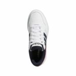 Scarpe Casual da Donna Adidas Hoops 3.0 Low Classic Bianco