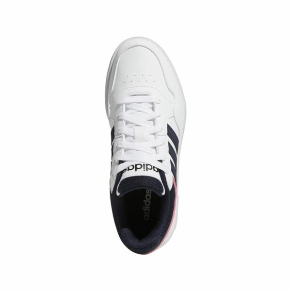 Scarpe Casual da Donna Adidas Hoops 3.0 Low Classic Bianco